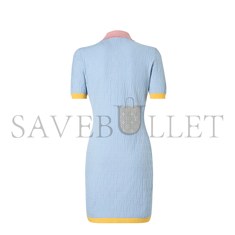 F**di dress light blue ff fzde35aw4sf1w0k